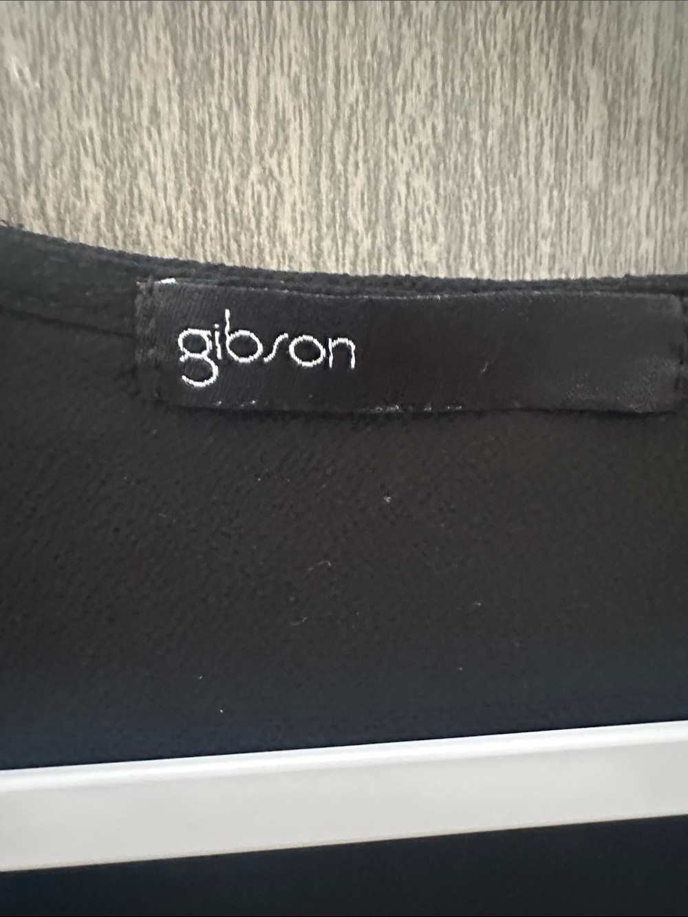 Gibson Black Short-Sleeve V-Neck Crisscross Wrap Blouse - Picture 2 of 5